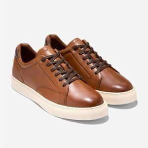 Cole Haan Grand Crosscourt Daily Sneakers Mens 10.5 British Tan Dark Shoes